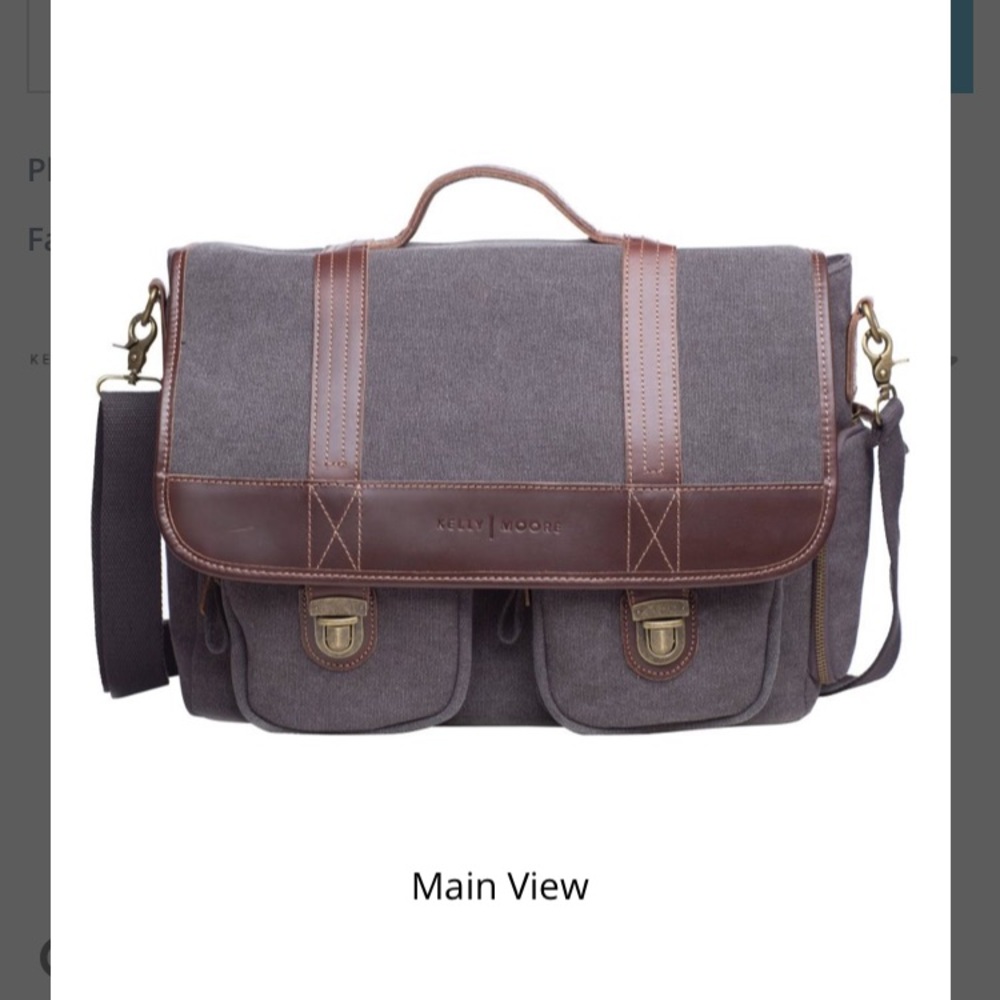 Kelly Moore Canvas Camera Bag Gender Neutral